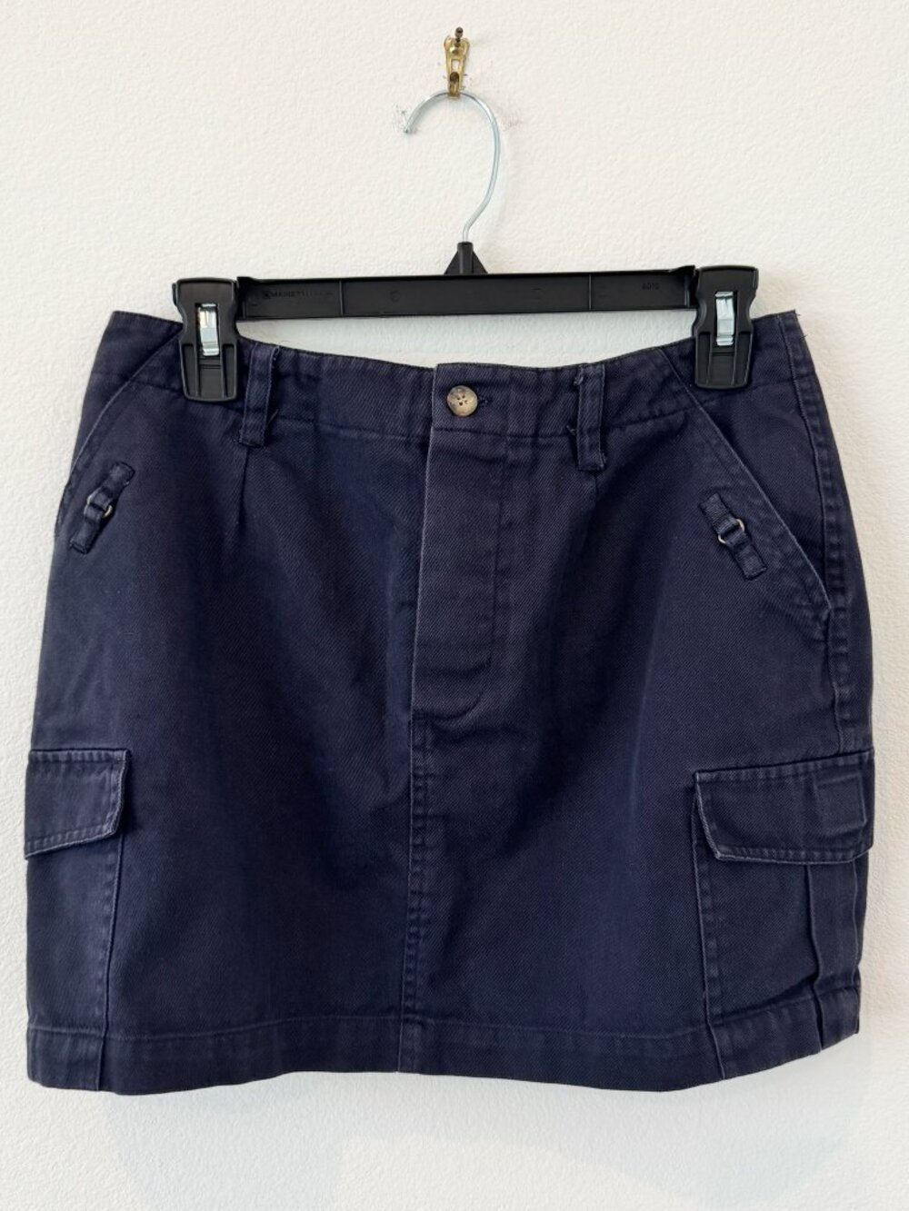Mac & Jac Y2K Navy Blue Mid Rise Cargo Skort